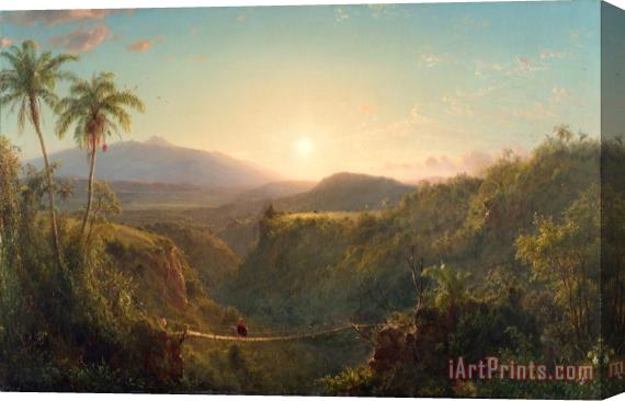 Frederic Edwin Church Pichincha Stretched Canvas Painting / Canvas Art