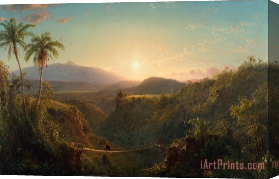 Frederic Edwin Church Pichincha Stretched Canvas Painting / Canvas Art