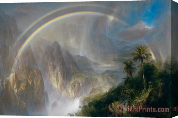 Frederic Edwin Church Rainy Season in The Tropics Stretched Canvas Print / Canvas Art