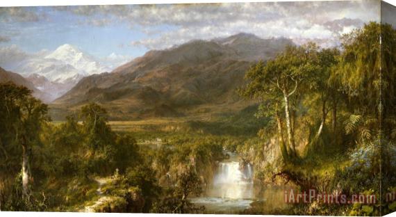 Frederic Edwin Church The Heart of The Andes Stretched Canvas Painting / Canvas Art