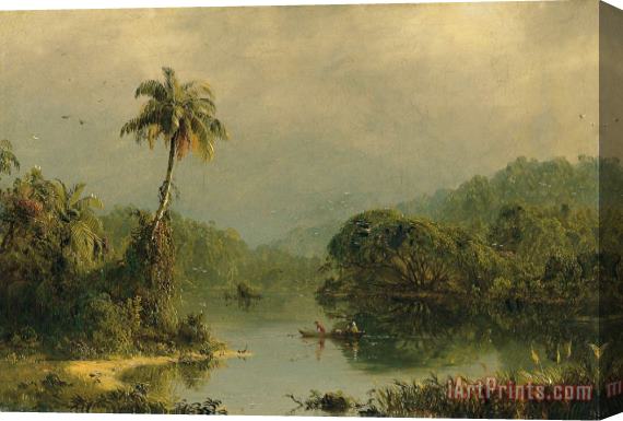 Frederic Edwin Church Tropical Landscape Stretched Canvas Painting / Canvas Art
