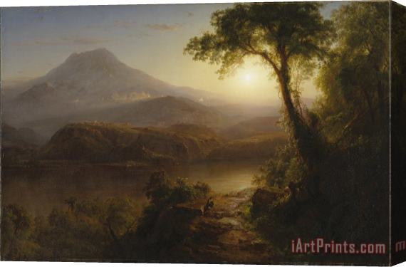 Frederic Edwin Church Tropical Scenery Stretched Canvas Print / Canvas Art