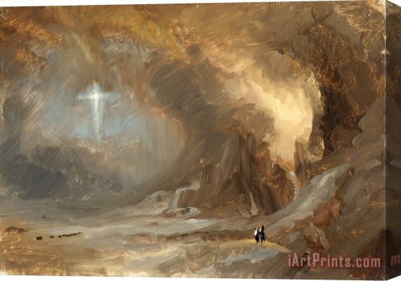 Frederic Edwin Church Vision of The Cross Stretched Canvas Print / Canvas Art