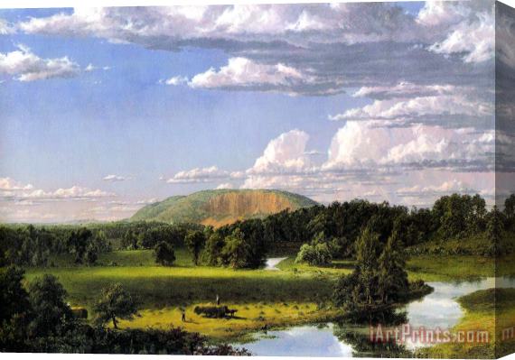 Frederic Edwin Church West Rock, New Haven Stretched Canvas Painting / Canvas Art
