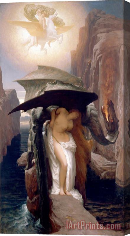 Frederic Leighton Perseus And Andromeda Stretched Canvas Painting / Canvas Art
