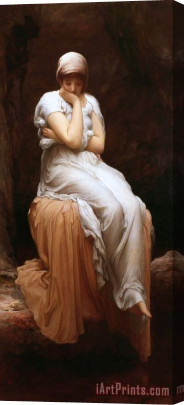 Frederic Leighton Solitude Stretched Canvas Painting / Canvas Art