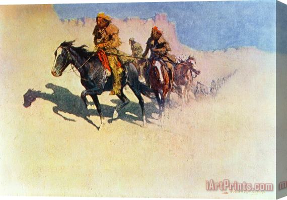 Frederic Remington The Great Explorers Stretched Canvas Print / Canvas Art