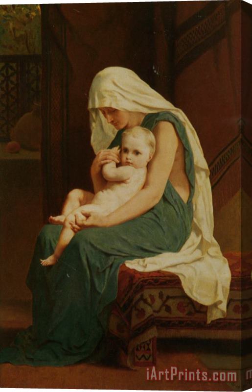 Frederick Goodall Mother And Child Stretched Canvas Print / Canvas Art