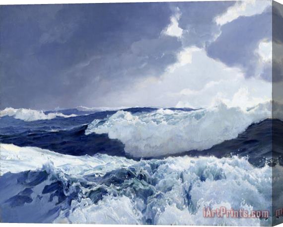 Frederick Judd Waugh Mid Ocean Stretched Canvas Painting / Canvas Art