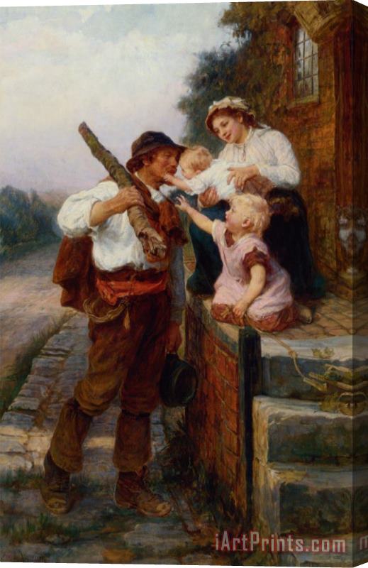 Frederick Morgan A Fathers Return Stretched Canvas Painting / Canvas Art