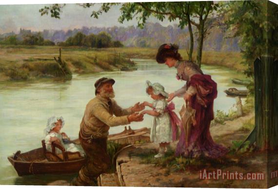 Frederick Morgan Dainty Fares Stretched Canvas Painting / Canvas Art