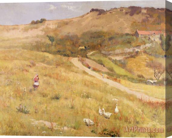 Frederick William Jackson In Summertime Stretched Canvas Print / Canvas Art