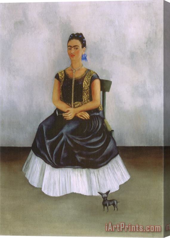 Frida Kahlo Itzcuintli Dog with Me 1938 Stretched Canvas Print / Canvas Art
