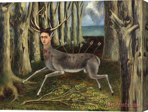 Frida Kahlo The Wounded Deer 1946 Stretched Canvas Painting / Canvas Art