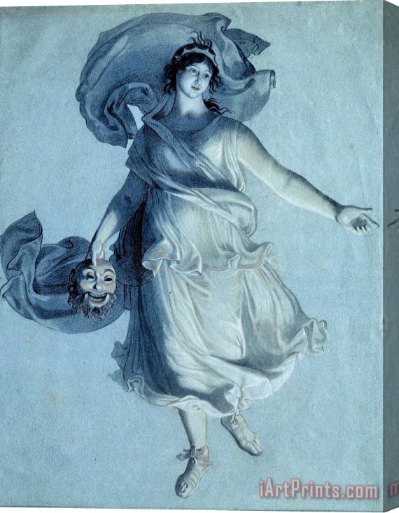 Friedrich Wilhelm Schadow The Dramatic Muse Stretched Canvas Print / Canvas Art