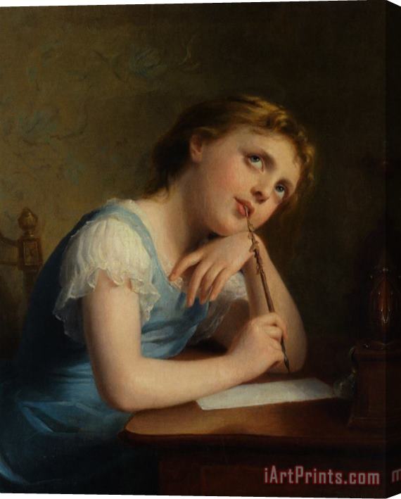 Fritz Zuber-Buhler Distant Thoughts Stretched Canvas Painting / Canvas Art