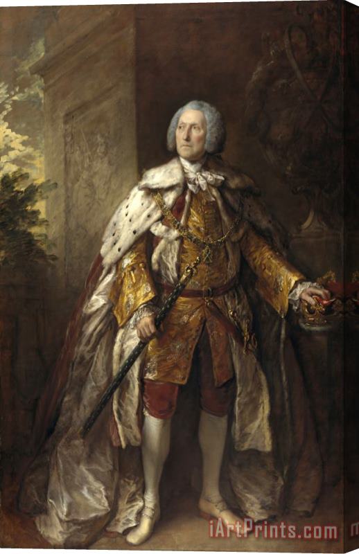 Gainsborough, Thomas John Campbell, 4th Duke of Argyll, About 1693 Stretched Canvas Print / Canvas Art