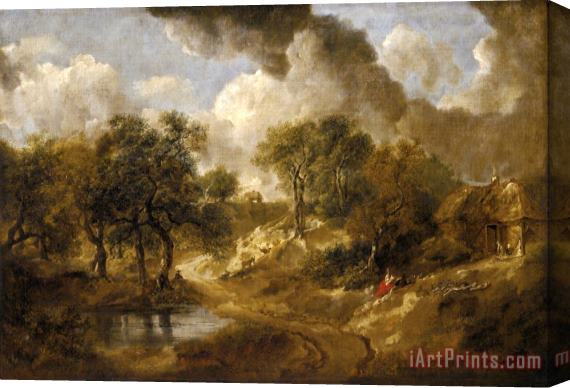 Gainsborough, Thomas Landscape in Suffolk Stretched Canvas Painting / Canvas Art