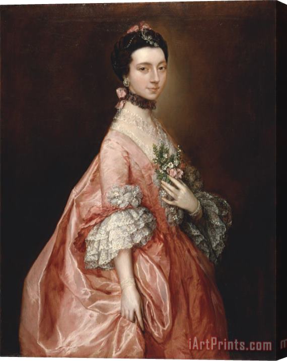 Gainsborough, Thomas Mary Little, Later Lady Carr Stretched Canvas Print / Canvas Art