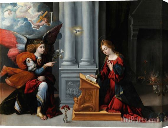 Garofalo Annunciation Stretched Canvas Painting / Canvas Art