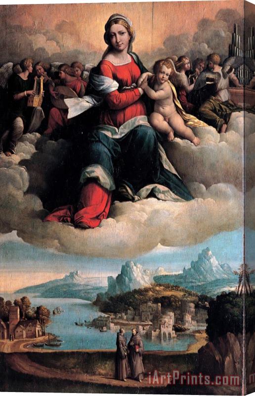 Garofalo Madonna with The Child in Glory And Holy Ones Stretched Canvas Painting / Canvas Art