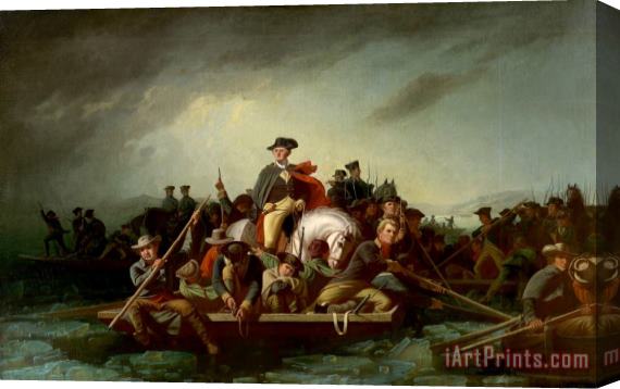 George Caleb Bingham Washington Crossing The Delaware Stretched Canvas Print / Canvas Art