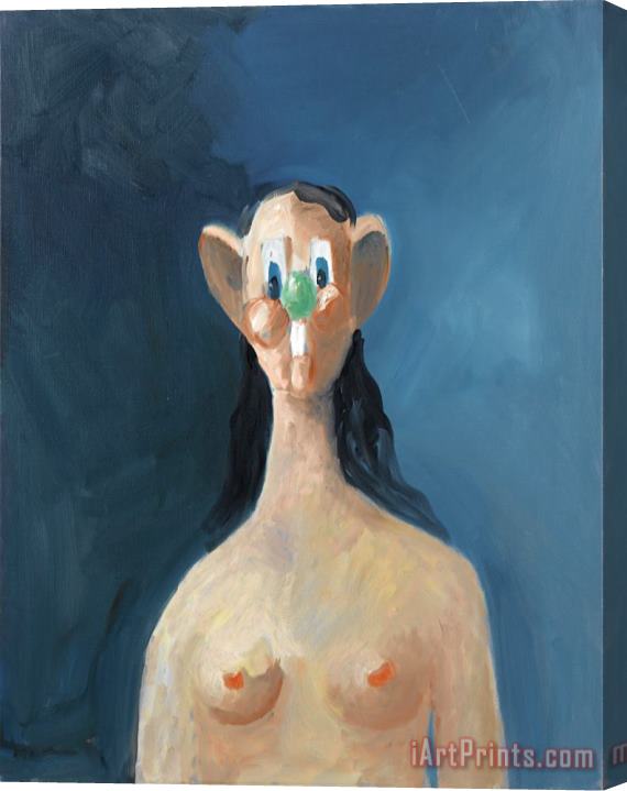 George Condo Lucy Stretched Canvas Print / Canvas Art