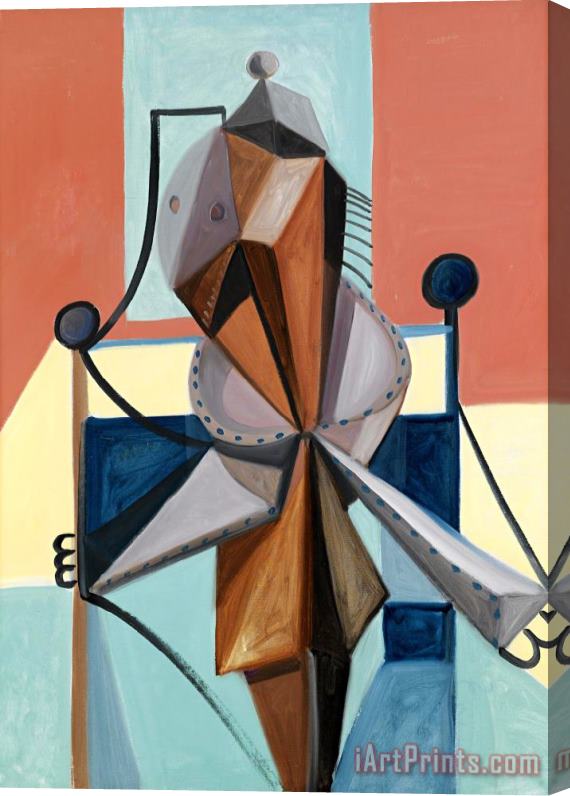 George Condo Standing Form Stretched Canvas Painting / Canvas Art