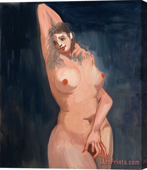 George Condo Standing Nude, 2007 Stretched Canvas Painting / Canvas Art
