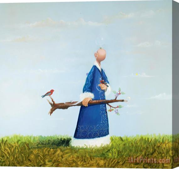 George Condo The Birdman Stretched Canvas Print / Canvas Art