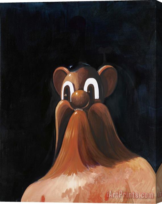 George Condo Wolfman, 1997 Stretched Canvas Print / Canvas Art
