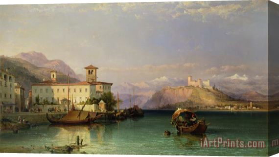 George Edwards Hering Lake Maggiore Stretched Canvas Painting / Canvas Art