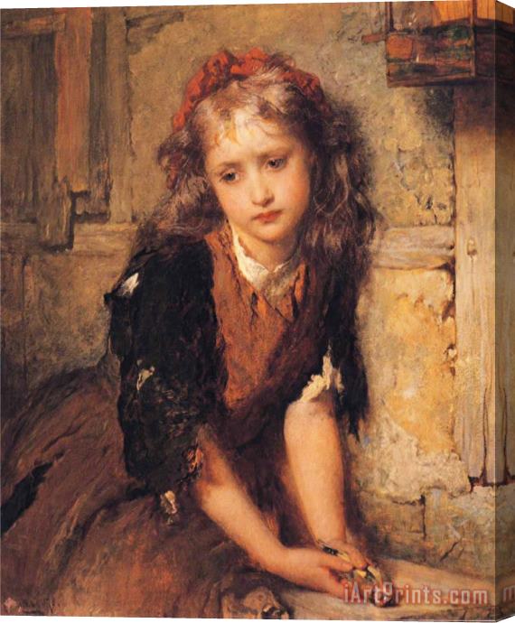 George Elgar Hicks The Dead Goldfinch Stretched Canvas Painting / Canvas Art