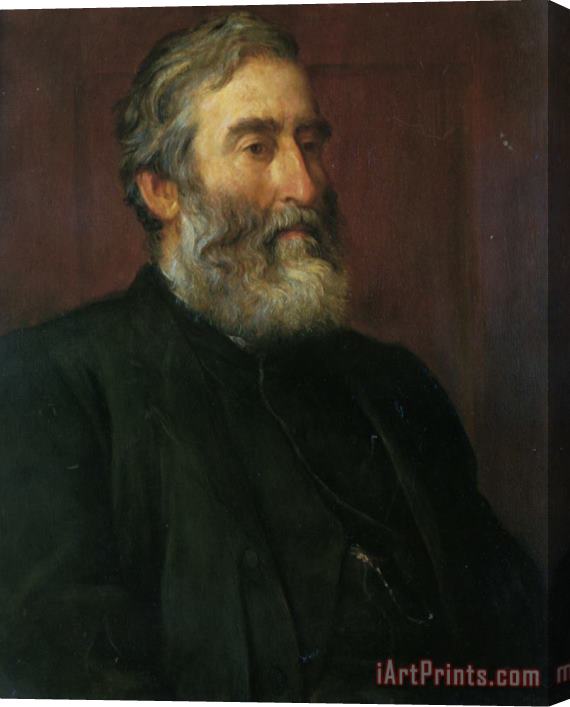 George Frederick Watts Portrait of The Reverend Harry Jones Stretched Canvas Painting / Canvas Art