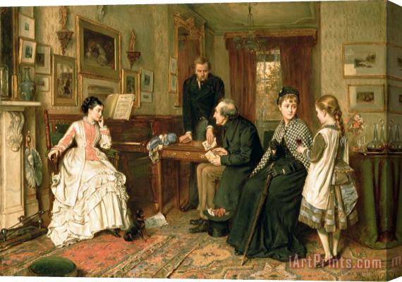 George Goodwin Kilburne Poor Relations Stretched Canvas Painting / Canvas Art