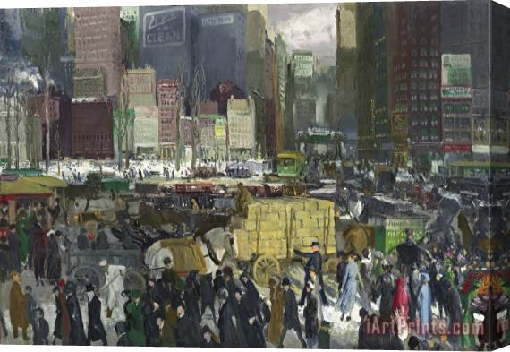George Wesley Bellows New York Stretched Canvas Print / Canvas Art