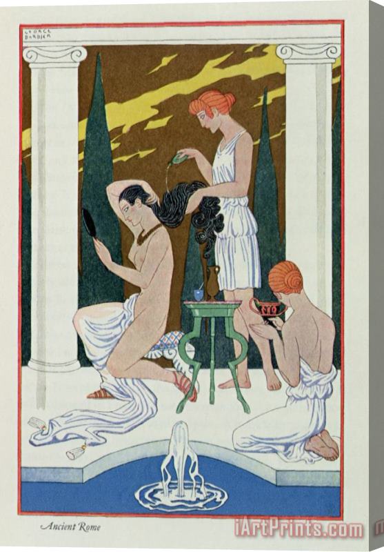 Georges Barbier Ancient Rome Stretched Canvas Painting / Canvas Art