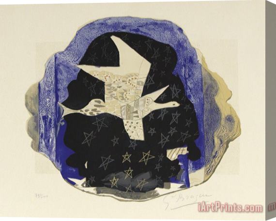 Georges Braque Les Etoiles After Georges Braque, 20th Century Stretched Canvas Print / Canvas Art