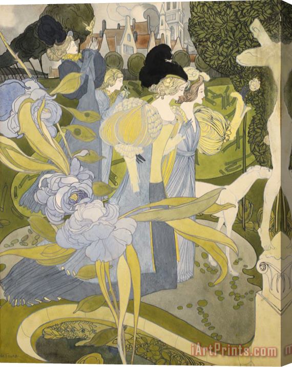 Georges de Feure The Gardens of Armida Stretched Canvas Painting / Canvas Art