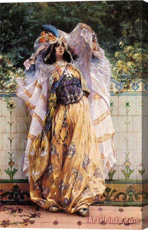 Georges Jules Victor Clairin Ouled Nail Tribal Dancer Stretched Canvas Painting / Canvas Art