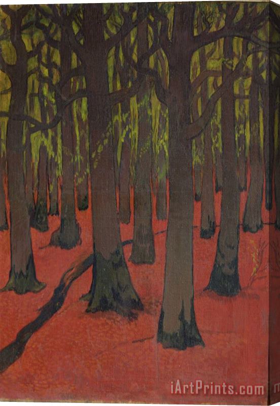 Georges Lacombe The Forest with Red Earth Stretched Canvas Print / Canvas Art