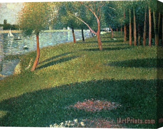 Georges Pierre Seurat La Grande Jatte Stretched Canvas Painting / Canvas Art