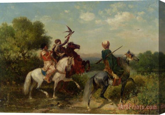 Georges Washington The Falconers Stretched Canvas Print / Canvas Art