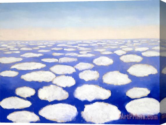 Georgia O'keeffe Above The Clouds I Stretched Canvas Painting / Canvas Art