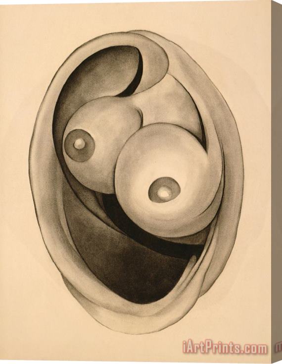 Georgia O'keeffe Abstraction, 1945 Stretched Canvas Print / Canvas Art