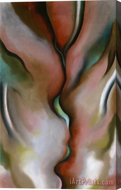 Georgia O'keeffe Abstraction of Stream, 1921 Stretched Canvas Print / Canvas Art