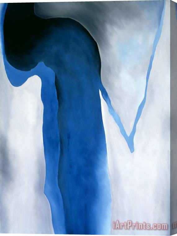 Georgia O'keeffe Blue Black And Grey, 1960 Stretched Canvas Print / Canvas Art