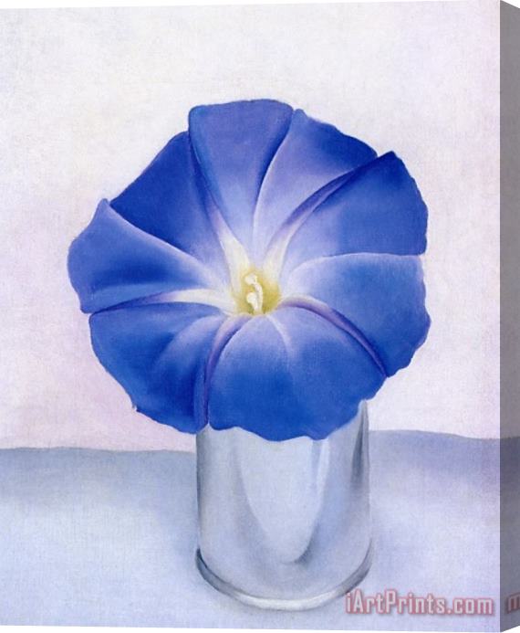 Georgia O'keeffe Blue Morning Glory Stretched Canvas Painting / Canvas Art