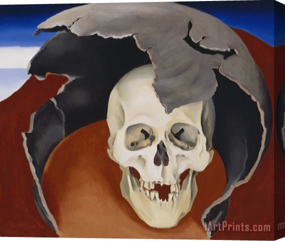 Georgia O'keeffe Head with Broken Pot, 1943 Stretched Canvas Print / Canvas Art