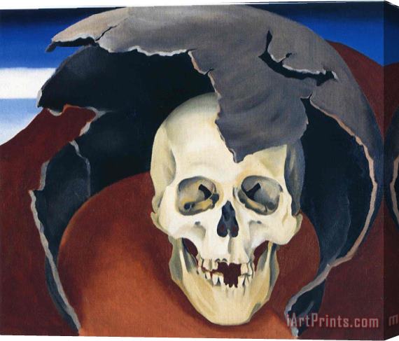 Georgia O'keeffe Head with Broken Pot Stretched Canvas Print / Canvas Art